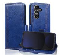 Vkooer Mobile Phone Case for Samsung Galaxy S24 FE 5G Case, Premium Leather Protective Case [Foldable Stand Card Slot] [RFID Protection] Flip Case for Galaxy S24 FE 5G Flip Case Wallet Case Cover,