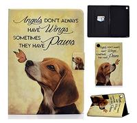 Vkooer Samsung Galaxy Tab A8 10,5'' 2021 Case SM-X200 / X205 Slim PU Leather Folio Flip Wallet Cover with Standfunction Card Slot for Galaxy Tab A8 10,5 inch Tablet, Butterfly dog