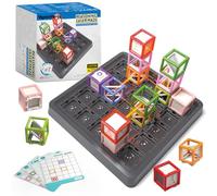 VkotaVkoty [2025 New Reasoning Laser Maze, Ultimate STEM Toys for Boys Age 8-12, Logic Game with 60+ Challenges, Toy for 8 9 10 11 12 13 14 Year Old Kid & Adult Birthday Gift - 37 Pcs Cubes
