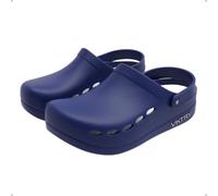 VKTRY Recovery Clogs, Cushioning EVA Foam, Carbon Cloud Core, Arch Support | Carbon Fiber Stability: Rocker Sole, Deep Heel Cup, Ventilated Fit, Slip-Resistant Grip, Removable Strap | Post Game Comfort