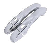 VKVZGPRARW Door Handle Cover for Captur 2019-2024 No-Drill Double Intelligent Door Handle Covers Anti-Scratch Cup Protector Trim Kit(2 Doors Electroplated)