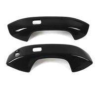 VKVZGPRARW Door Handle Cover for ID.3 2020-2024 Single Hole Dual Smart Door Handle Bowl Anti-Scratch Nano Coating Modification Kit with Decorative Trim Protector Compatible(2 Doors Bright Black)