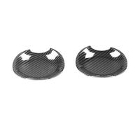VKVZGPRARW Door Handle Cover for Mazdaes8 for MPV LY Single Hole Door Handle Cover, Decorative Accessories 2005-2016(2 Door Bowls Carbon Fiber)