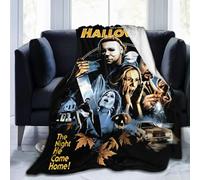 VKWE Ultra Soft Flannel Fleece Blanket Michael Myers Halloween Stylish Bedroom Living Room Sofa Warm Throw Blanket 60"x50"for Adult