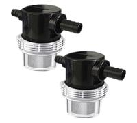 Vkyipg 1/2inch Water Pump Strainer,for 3/8inch Hose Barb in-Line Strainer,for Water Pump 12V Direct Current 80 PSI RV Campers