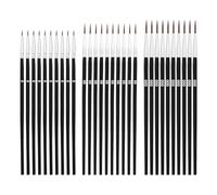 Vkyipg 45Pcs Small Detail Paint Brushes,3 Sizes 0 00 00Fine Lined Brushes for Painting Crafts Watercolor Acrylic Oil Painting B