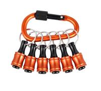 Vkyipg 6PCS Bit Holders Keychain, 1/4 Inch Hex Shank Bit Holders, Quick-Change Design