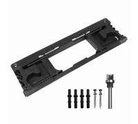 Vkyipg Door Hinge Jig, Door Hinge Template with 8 Hinge Sizes from 2-1/2in to 6in and 5 Door Thickness from 1-3/8in to 2-1/2in