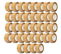 VL Brown Packaging Tape Provides Heavy Clear Buff Duty Roll Pack Secure Sealing For Parcel Boxes Shipping Moving House Carton Large Postal Bag Ideal long Term Storage 48mm x 66m (72 Rolls)
