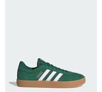 adidas Men's VL Court 3.0 Shoes, Dark Green/Cloud White/Burgundy, 5 UK