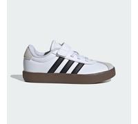 Adidas Vl Court 3.0 Elastic Trainers White EU 33 Kids