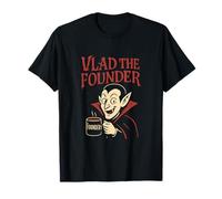 Vlad The Founder Gothic Vampire Coffee Graphic T-Shirt