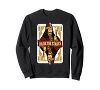 Vlad The Impaler Vlad Tepes Raise The Stakes Playing Card Sweatshirt