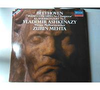 Vladimir Ashkenazy - Piano concerto n. 5--VINYL-DEC 4119031-DECCA - Inghilterra-BEETHOVEN Ludwig Van (Germania)-ASHKENAZY Vladimir (pianoforte - dir); MEHTA Zubin (dir); Wiener Philharmoniker