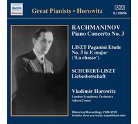 Vladimir Horowitz - RACHMANINOV: Piano Concerto No. 3 / LISZT: Paganini Etudes