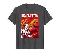 Vladimir Lenin Revolution CCCP UDSSR Soviet Union Russia T-Shirt, Men, Dark Heather Grey, XX-Large