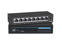 VLALAMNO 1 Pcs 5 8 10 Port Gigabit Switch Fast Ethernet Switch 1000Mbps Smart Network Switch Gigabit High Performance RJ45 Hub Internet Splitter (Color : 1008G)