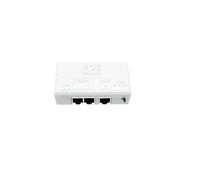 VLALAMNO 2-port waterproof POE extender 100Mbps POE repeater IEEE802.3AF/AT standard POE camera reverse POE switch (Color : SSC-POE103SM)