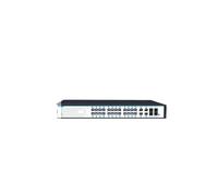 VLALAMNO 24-port 1000mbps POE switch, 400W 48V Gigabit Fiber Smart Poe SFP Rj45 Network (Color : OFS-PE-GSF4GT4T24)