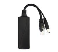 VLALAMNO Active POE splitter waterproof 48V POE 10/100M input to DC output 12V (Color : Regular Splitter)