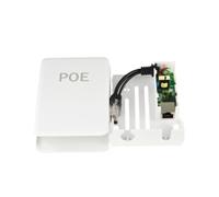 VLALAMNO Active POE splitter waterproof 48V POE 10/100M input to DC output 12V (Color : Waterproof Splitter)