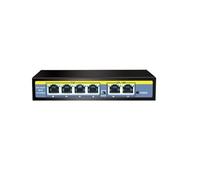 VLALAMNO POE Switch 6 10 11 Port 100Mbps Ethernet Switch Fast Network Switch Vlan (Color : X1006B)