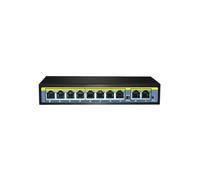 VLALAMNO POE Switch 6 10 11 Port 100Mbps Ethernet Switch Fast Network Switch Vlan (Color : X1010B)