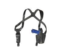 VlaMiTex S24 Leather Shoulder Holster for Sig Sauer P226 X Five P320 and P250 P320 Full Size Black