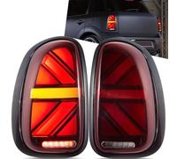 VLAND LED Tail lights Compatible with 2010-2016 BMW MINI, Rear Lights with Dynamic Startup DRL and Sequential Turn Signal, Red