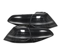 Vland R Look Full LED Tail Lights Smoke Lens Fit for MK7 GTD R 2013-2020 Night Driving Safety Waterproof ABS Dynamic Turn Signal