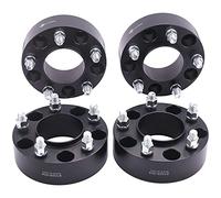 VLAOSCHI Black Forged 5x135 Hubcentric Wheel Spacers 2 Inch with 14x2 Studs Compatible with Ford Lin-coln 5 Lug for 1997-2003 F150 | 1997-2002 Expedition | 1998-2002 Navigator - Pack of 4