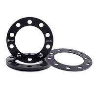 VLAOSCHI Black Forged 5x5.5 5x135 5x139.7 Wheel Spacers 1/4" (6mm) Compatible with Ford-Dodge-Ram-Jeep 5 Lug for 1975-2003 150 | 1994-2018 Ram1500 | 1965-1986 CJ5 CJ6 CJ7 | 2005-2011 Dakota, Pack of 4