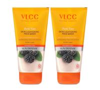 VLCC Anti Tan Skin Lightening Face Wash-150Ml X 2 (300ml) With Mulberry & Orange Peel Extract Protect Against Harsh Sun Damage,Uva&Uvb Rays