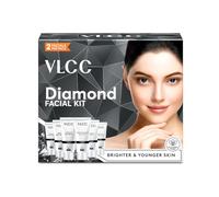 VLCC Natural Sciences Diamond Facial Kit - For Skin Polishing & Purification (Ayurvedic)