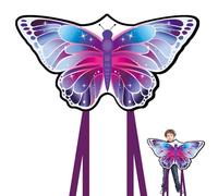 VLEDARLING Butterfly Kites Kids And Adults Children, with 100meters Flying Line, Easy Fly Kite for Beginner, Large Beach Very Easy To Fly Kite, Kites for Boys and Girls