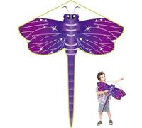 VLEDARLING Dragonfly Kites for Kids and Adults, Beach Kite for Children, with 100meters Flying Line