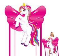 VLEDARLING Unicorn kite for Kids and Adults, Large Beach Kite for Children for Boys Girls,with 100meters Flying Line, Very Easy To Fly Kite for Beginner