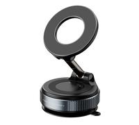VLEXTIR 2026 Upgraded Vacuum Magnetic Car Phone Holder 360° Reinforced 96LBS Ultra Suction Cup Phone Mount for MagSafe Cell Phone Holders for Your Car/Gym/Mirror Mount for iPhone & Android