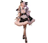 VLEYAN Hand-Painted BJD Doll, 22.8 Inches (56cm) Tall, Catgirl Maid Style, Princess Doll, PVC Body with 31 Movable Joints, for Ages 15+ and Older,Desk and Wall Decorations (Handmade Makeup Plus)