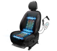 VLFLG Massage Cushion with Winter, Cooling Seat Covers, Chair Massager for Full Body 12V 3 in 1 Car Seat Covers, Gifts for Dad Mom (Warm&Cool,Massage-2)