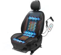VLFLG Massage Cushion with Winter, Cooling Seat Covers, Chair Massager for Full Body 12V 3 in 1 Car Seat Covers, Gifts for Dad Mom (Warm&Cool,Massage)
