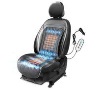 VLFLG Massage Cushion with Winter, Cooling Seat Covers, Chair Massager for Full Body 12V 3 in 1 Car Seat Covers, Gifts for Dad Mom (Warm&Cool,Massage-3)