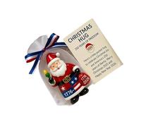 VlHpnpe 250th Anniversary Santa Hug Ornament Shatterproof Acrylic Christmas Tree Decoration For Home Holiday Party Santa Tree Hangings