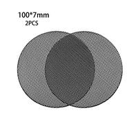 VlHpnpe 2Pcs Conversion Net Cover For 1"/2"/2.5"/3"/3."/4"/"/6"/8" Inch Car Decorative Metal Mesh Grille S Conversion Net