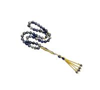 VlHpnpe 45Pcs 8mm Stone Bead Elastic Adjustable Gold Tassels Accent Sturdy Natural Gemstones Jewelry Tassels Charm Stone