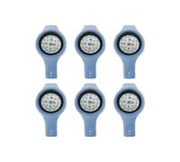 VlHpnpe 6Pcs Outdoor Student Compasses Watch Multifunctional Camping Navigation Adjustable Strap Wearable Enduring