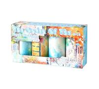 VlHpnpe Cyclical Landscape Decorative Tape 4 Quantities Accuracy Cut Transfers For Journals Present Wrapping Cyclical Decorative Tape