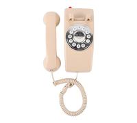 VlHpnpe Functional Retro Landlines Phone Dials Redial LED Indicators for Office Use BatteryFree Operations Retro Fixed Phone