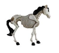 VlHpnpe Hauntingly Detailed Resin Skull Horse Skeleton Horse Centerpieces Skeleton Statue For Halloween Themed Decoration Resin Skull Figurine