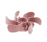 VlHpnpe Pet Food Slow Feeder Bowl Insert With Strong Suction Cup Silicone Feeder For Small To Large Dog AntiVomit Design Dog Bowl